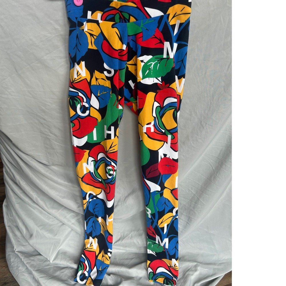 NWT Adidas Originals x Rich Mnisi Women's All-Over Print Tights‎ HC4478 XS